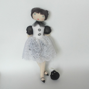 Miss P�nelop patron poup�e chiffon Colombe 2