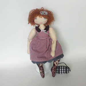 Miss P�nelop patron poup�e chiffon Coraline 1