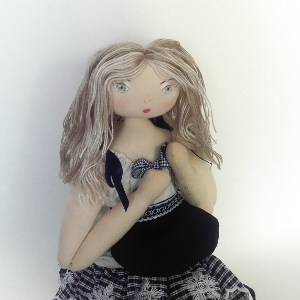 Miss P�nelop patron poup�e chiffon S�raphine 2