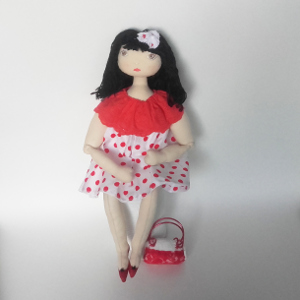 Miss P�nelop patron poup�e chiffon Solena 2