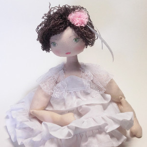 Patron et tutoriel poup�e de collection - An�mone