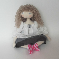 Patron poup�e de chiffon - Aurore - Miss Penelop