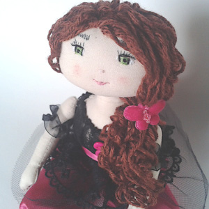 Patron et tutoriel poup�e en chiffon - Carmen - Miss Penelop