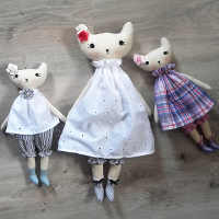 Poup�e en tissu � coudre - Miss Penelop