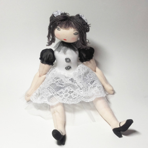 Patron poup�e de chiffon - Colombe