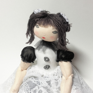 Patron de couture poup�e de chiffon - Colombe