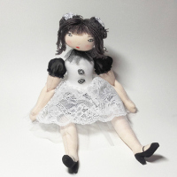 Patron poup�e en tissu - Colombe