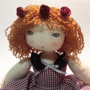 Patron et instructions poup�e en tissu - Coraline - Miss Penelop