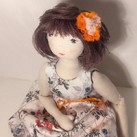 Patron poup�e chiffon - Flora