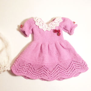Patron de poup�e tricot�e aux aiguilles - Miss Penelop - Lola