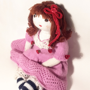 Explications pour tricoter une poupe aux aiguilles - Lola